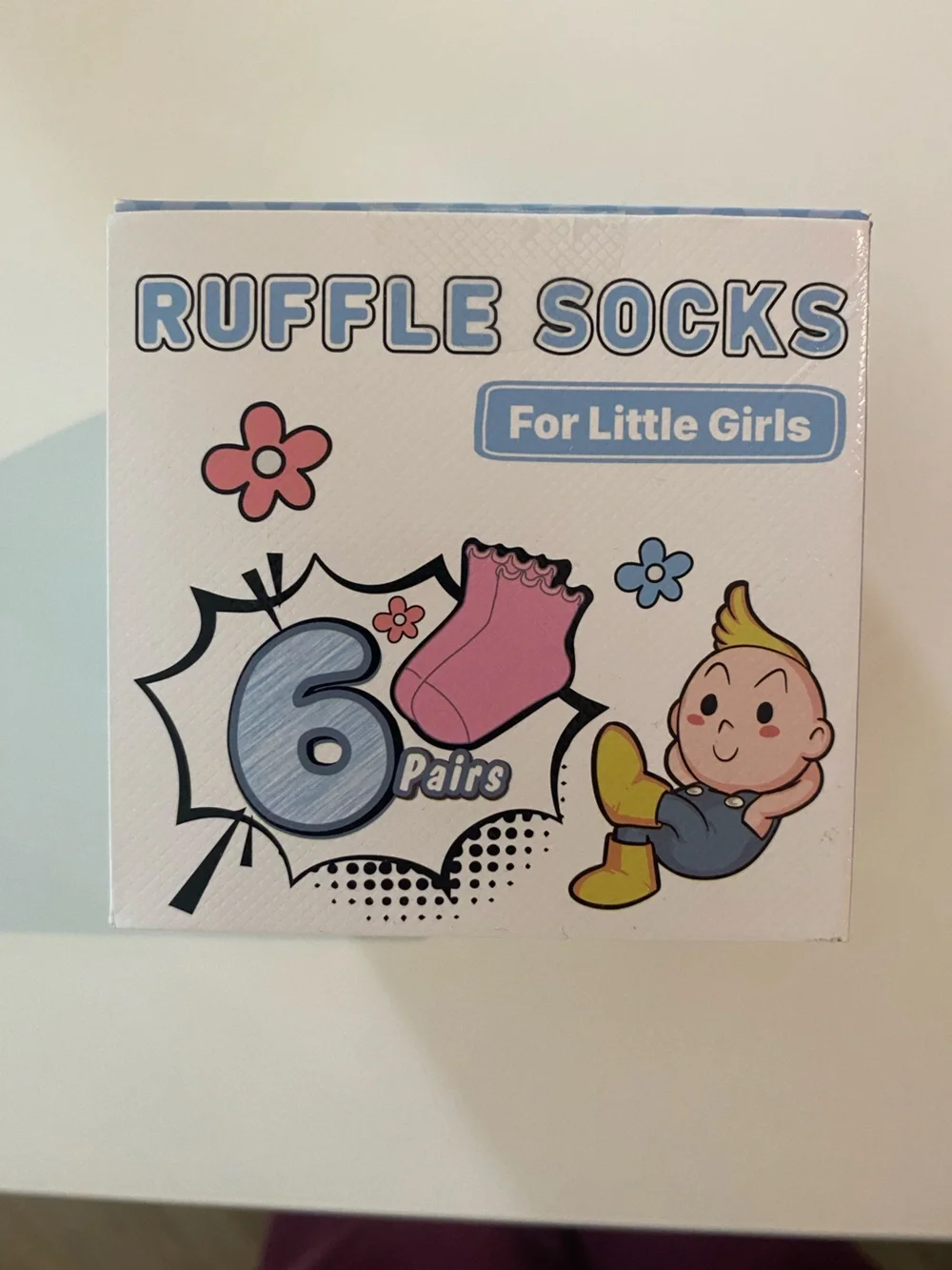 Ruffle Socks for Little Girls - Pink